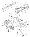 1999 Jeep Cherokee Transfer Case Diagram - 4886373AA