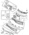Chrysler Dash Panels Diagram - 5054375AC