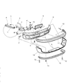 Dodge Ram 2500 Air Deflector Diagram - 55274811