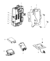 Dodge Dart Air Bag Control Module Diagram - 68083603AF