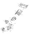 Dodge Dart Exhaust Heat Shield Diagram - 68084282AC