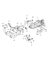 Ram EGR Tube Gaskets Diagram - 68307061AA