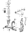 Jeep Steering Knuckle Diagram - 4877658AC