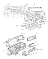 1997 Jeep Grand Cherokee Air Bag Diagram - 55314704AC