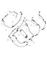 Chrysler 300 Power Steering Hose Diagram - 68080472AD