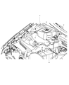 Jeep Commander Coolant Reservoir Diagram - 55038011AA