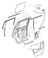 2004 Dodge Durango Door Seal Diagram - 55362205AB
