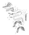 Jeep Fender Diagram - 55369597AF