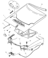 1998 Dodge Neon Hood Hinge Diagram - 4783991