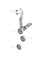 Jeep Belt Tensioner Diagram - 68089062AA