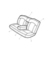 2001 Chrysler Concorde Seat Cover Diagram - UG191DVAA