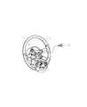 Chrysler Steering Wheel Diagram - 1EX89XDHAB