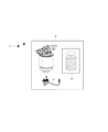 Ram 5500 Fuel Filter Diagram - 68197867AB