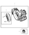 Chrysler Sebring Torque Converter Diagram - 68103524AA