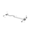 Jeep Wrangler Track Bar Diagram - 52060024AE