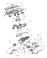 Chrysler Voyager Ignition Lock Assembly Diagram - 68269640AB