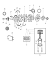 Jeep Compass Piston Ring Set Diagram - 5191424AA