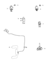Ram TPMS Sensor Diagram - 5154876AC