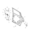 Jeep Door Check Diagram - 68247312AA