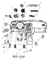 Dodge Caravan Clock Spring Diagram - 5082050AB