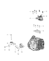 Chrysler Engine Mount Torque Strut Diagram - 68224737AB