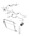Ram 1500 A/C Condenser Diagram - 68312697AC