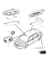 Dodge Avenger Dome Light Diagram - 1CT57DW1AC