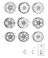 Jeep Lug Nuts Diagram - 6036747AA