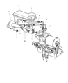 Dodge Intrepid Brake Master Cylinder Diagram - 4695192