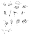 Ram Vapor Pressure Sensor Diagram - 4861959AB