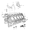 Dodge Viper Crankshaft Seal Diagram - 5038010AB