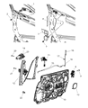 Chrysler Door Latch Assembly Diagram - 4589426AA