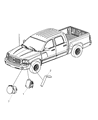 Dodge Dakota Fog Light Diagram - 55077657AD