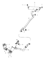 2011 Jeep Wrangler Exhaust Pipe Diagram - 5147037AB