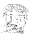 Jeep Grand Cherokee Control Arm Diagram - 52088355AB