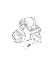 Chrysler PT Cruiser Starter Motor Diagram - 4793493
