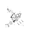 Dodge Journey Thermostat Diagram - 55111016AE