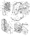 Jeep A/C Service Cap Diagram - 5015568AA