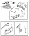 2004 Chrysler PT Cruiser Weather Strip Diagram - 4724755AE