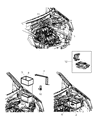 Dodge Grand Caravan Battery Tray Diagram - 5109326AC