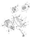 2007 Dodge Dakota Transfer Case Diagram - 5159209AA