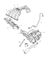 Chrysler PT Cruiser Intake Manifold Diagram - 4884514AB