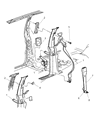 1999 Jeep Grand Cherokee Seat Belt Diagram - 5GD601L5AC