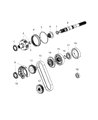2020 Ram 3500 Needle Bearing Diagram - 68161391AA