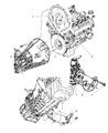 Dodge Nitro Transmission Mount Diagram - 53013966AB