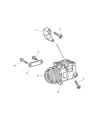 Dodge Sprinter 2500 A/C Compressor Diagram - 5117668AA