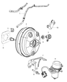 Dodge Journey Brake Booster Diagram - 68155434AA