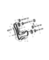 Dodge Sprinter 3500 Timing Chain Guide Diagram - 5175511AA