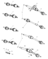 Jeep Compass CV Boot Diagram - 68127822AA
