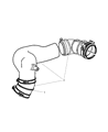 Chrysler Prowler Air Intake Coupling Diagram - 4865137AA